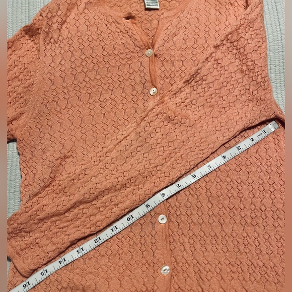 Neiman Marcus lightweight Cashmere Knit Cardigan Size Small - Picture 7 of 8